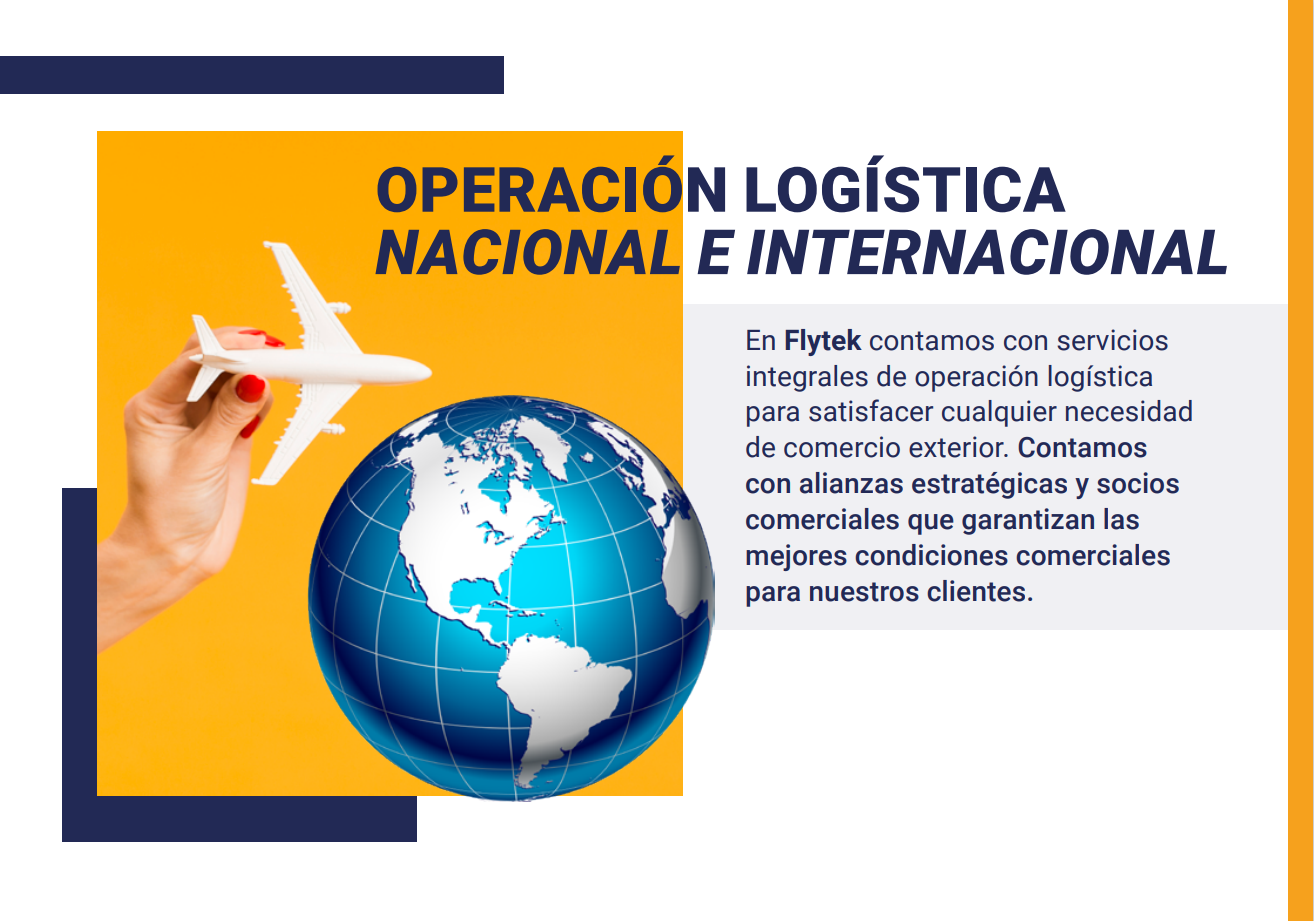 Operación logística nacional e internacional